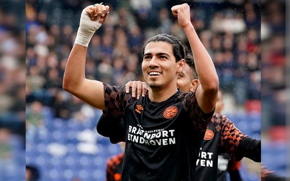 Erick Gutiérrez regresó de la lesión con gol (Twitter @PSV)