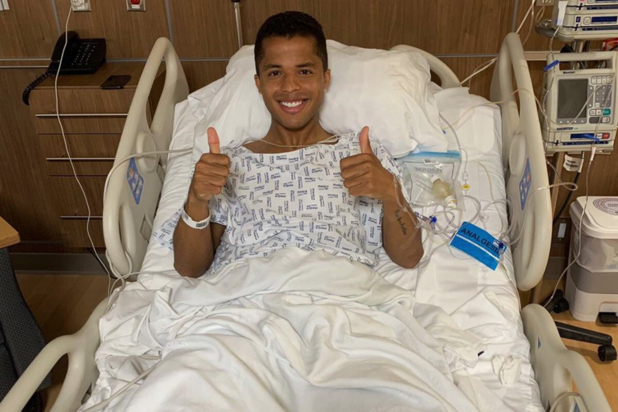 Giovani estará fuera por seis semanas. (Foto: @OficialGio)