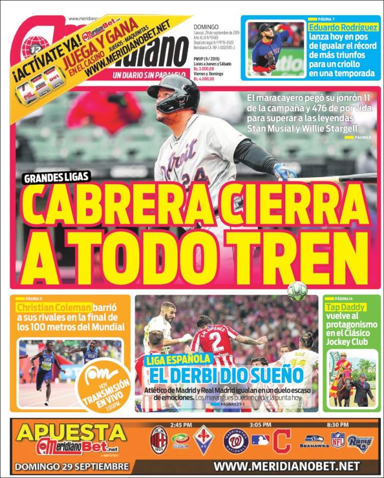 Las portadas de los diarios deportivos del mundo.