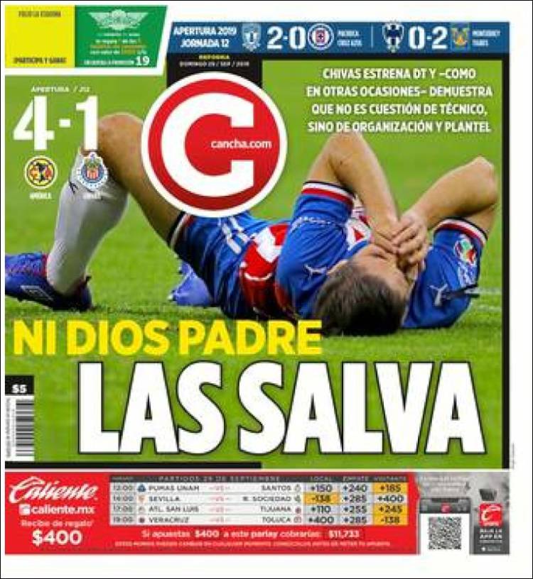 Las portadas de los diarios deportivos del mundo.