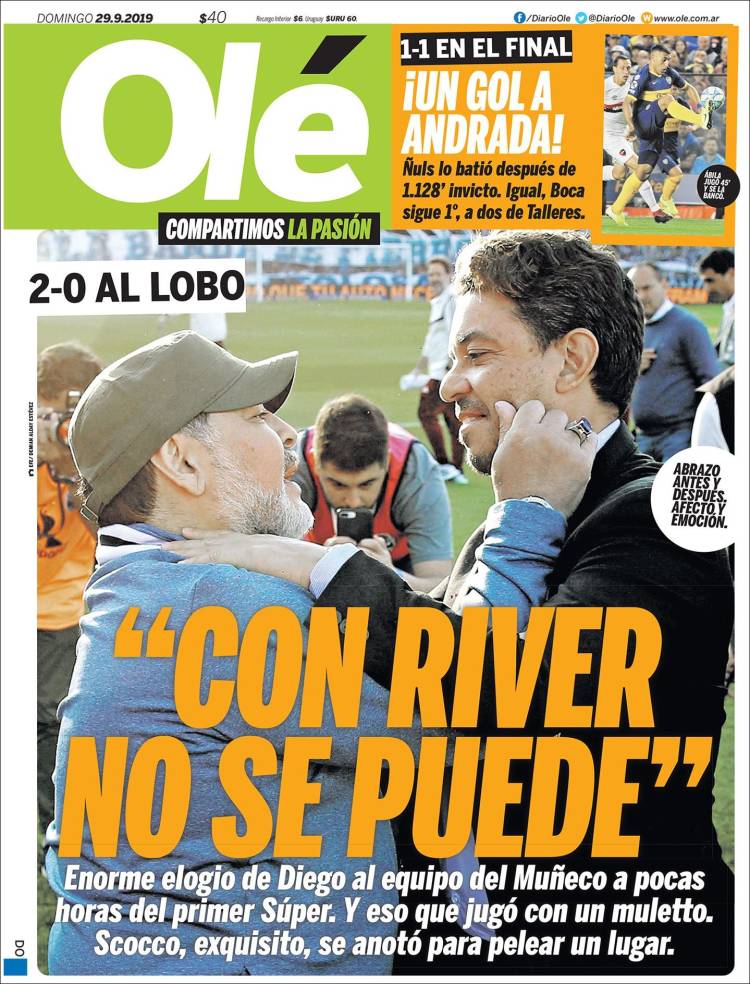 Las portadas de los diarios deportivos del mundo.