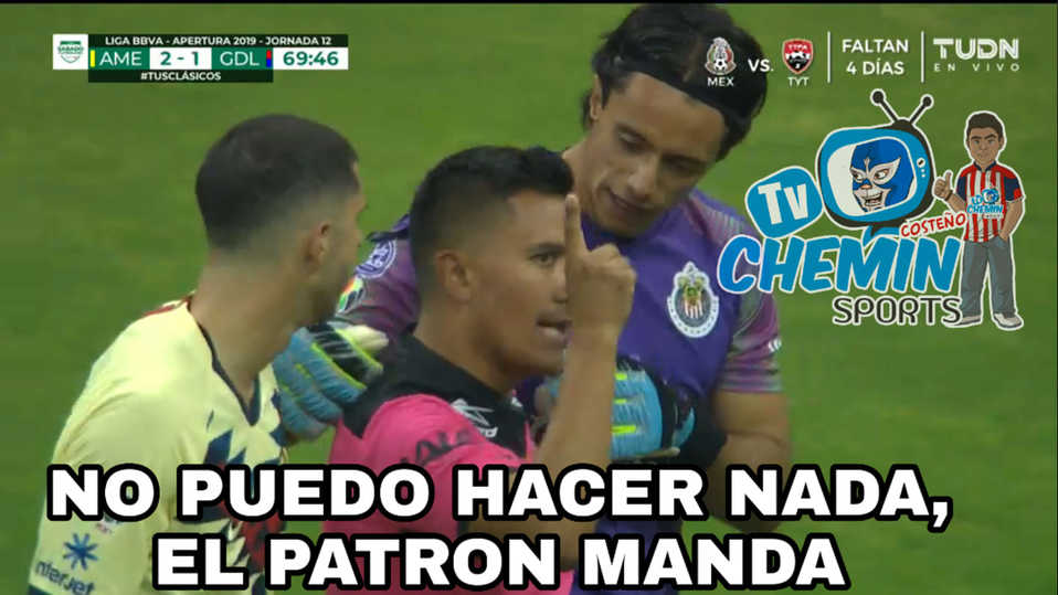El MVP del Clásico para el América fue el árbitro... ¡Qué raro!