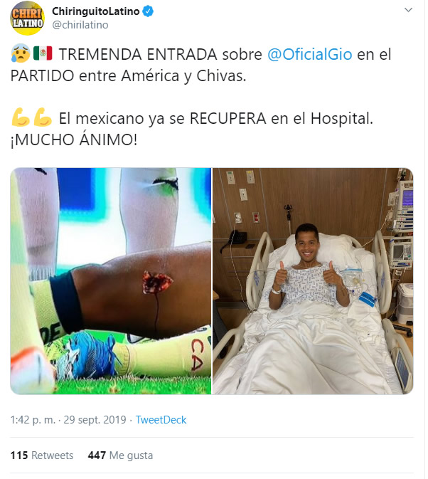 El famosos programa español El Chiringuito le dio seguimiento a la lesión del mexicano
