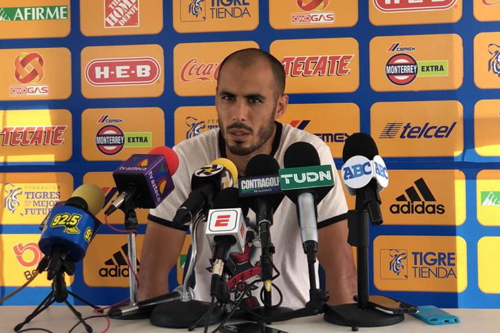 Guido Pizarro durante la conferencia de prensa. (Foto: Jorge Rosales)