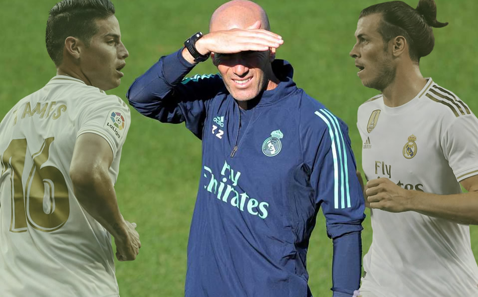 James Rodríguez y Gareth Bale fueron descartados por decisión de Zidane. (Reuters)