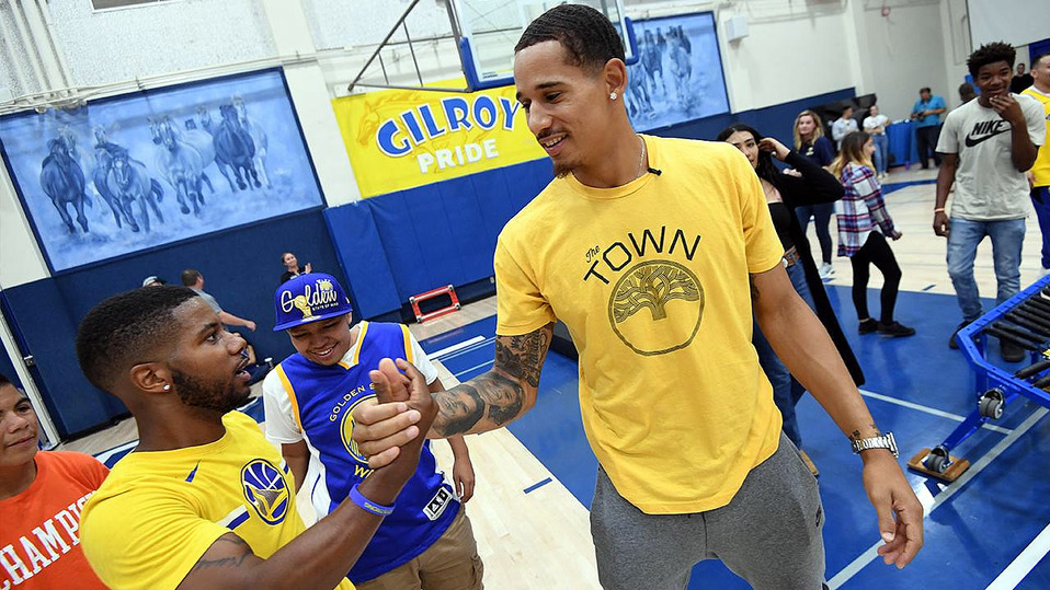 Juan Tocano, cerca de cumplir su sueño. Foto: @warriors