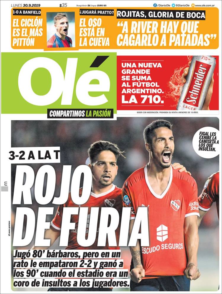 Las mejores portadas deportivas.