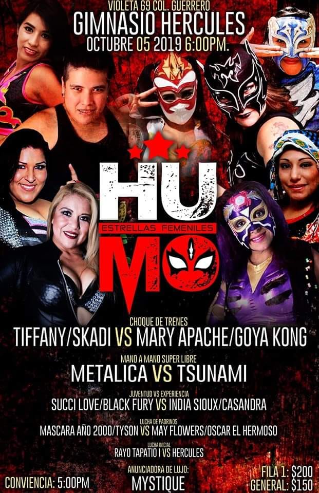 Carteleras de lucha libre del 3 al 9 de octubre