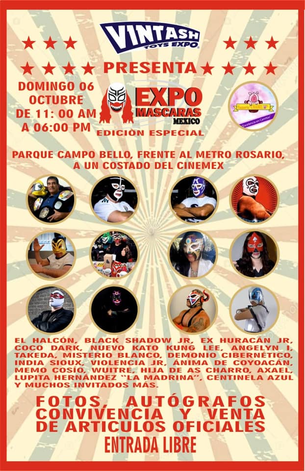 Carteleras de lucha libre del 3 al 9 de octubre