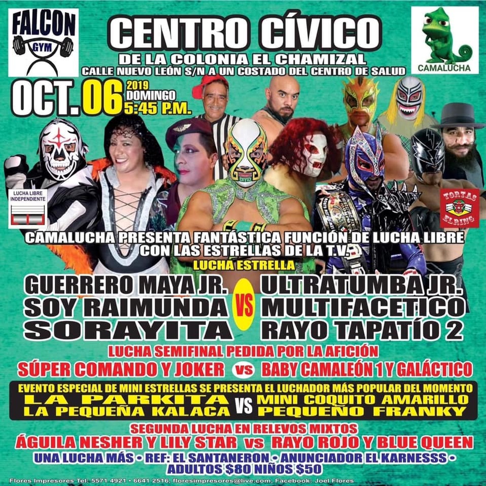 Carteleras de lucha libre del 3 al 9 de octubre