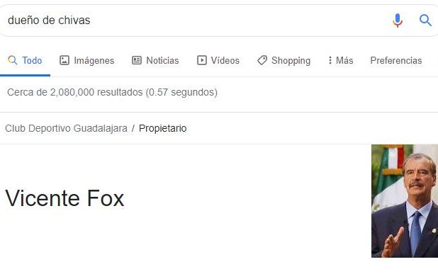 El buscador sorprendió a todos