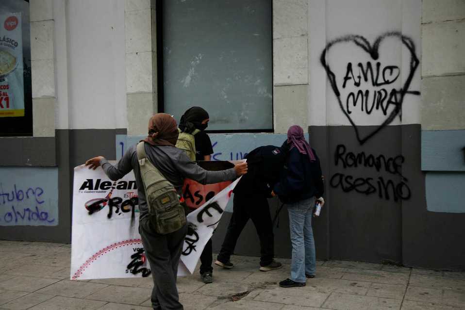 Así fueron las manifestaciones del 51 aniversario del Movimiento Estudiantil de 1968. Foto: Notimex
