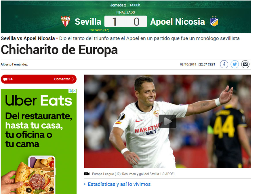 Marca consideró que el mexicano está hecho para el futbol europeo.