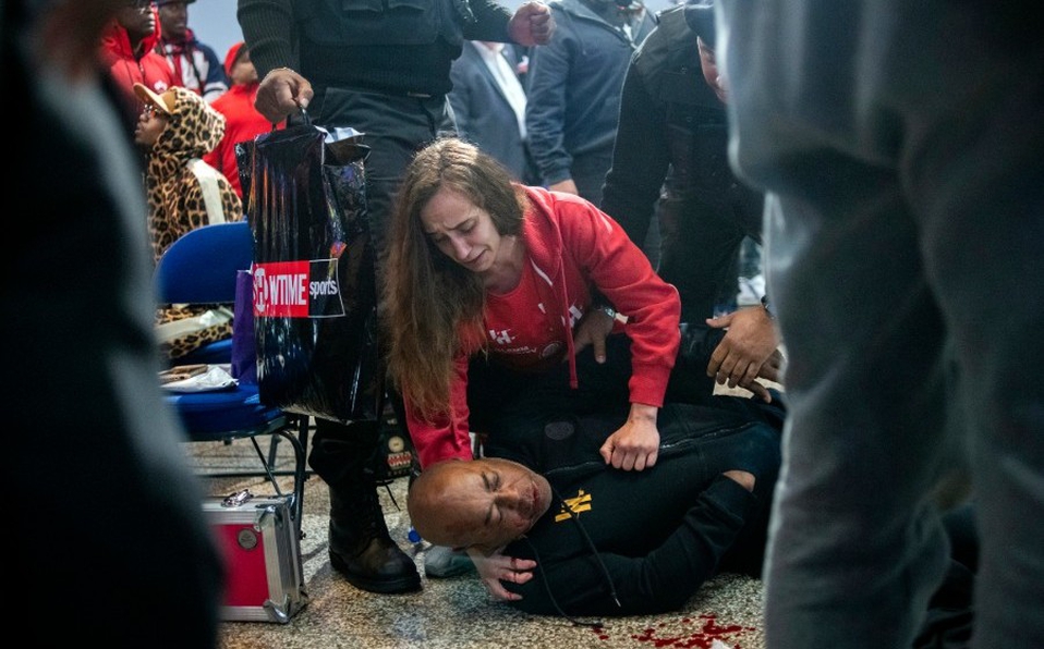James Bashir Ali quedó inconsciente. (Foto: AP)