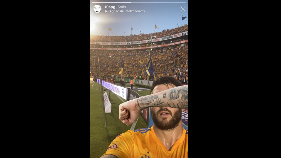 Gignac publicó la foto en su Instagram. (Foto: 10apg)