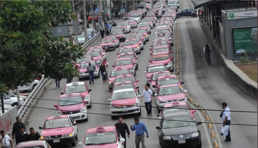 El pasado 7 de junio los taxistas se manifestaron en la CDMX.