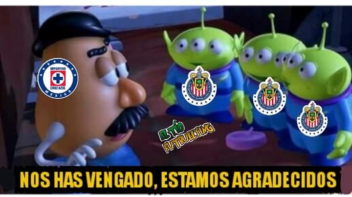 Chivas festeja triunfos ajenos porque son malísimos.