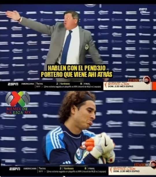 Guillermo Ochoa es el fiasco del Apertura 2019. ¡No detiene ni un tazi!