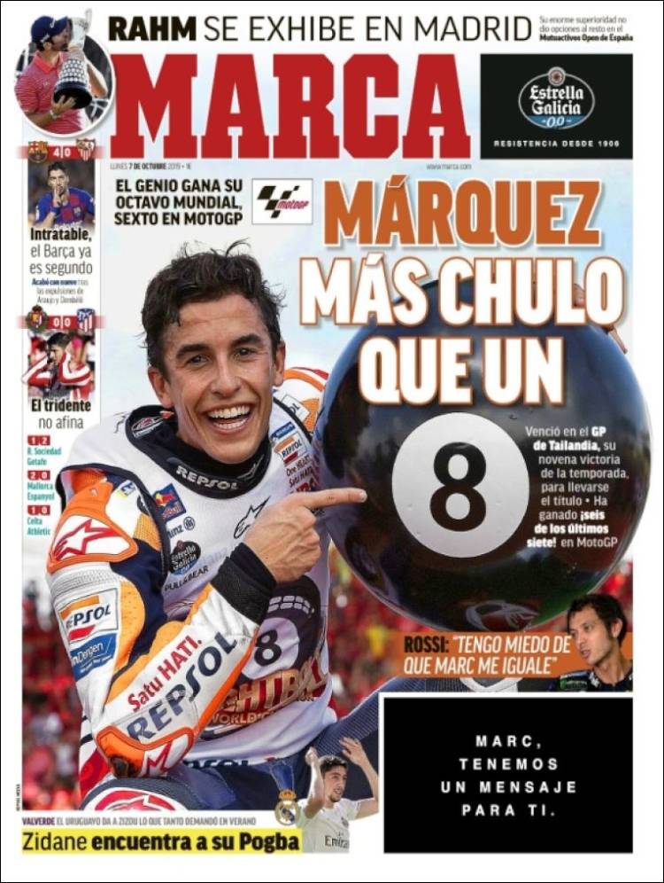 Las mejores portadas deportivas.