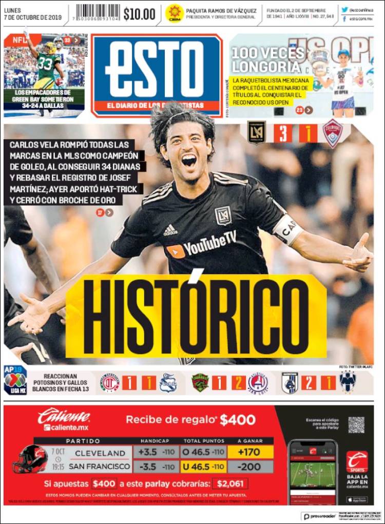 Las mejores portadas deportivas.