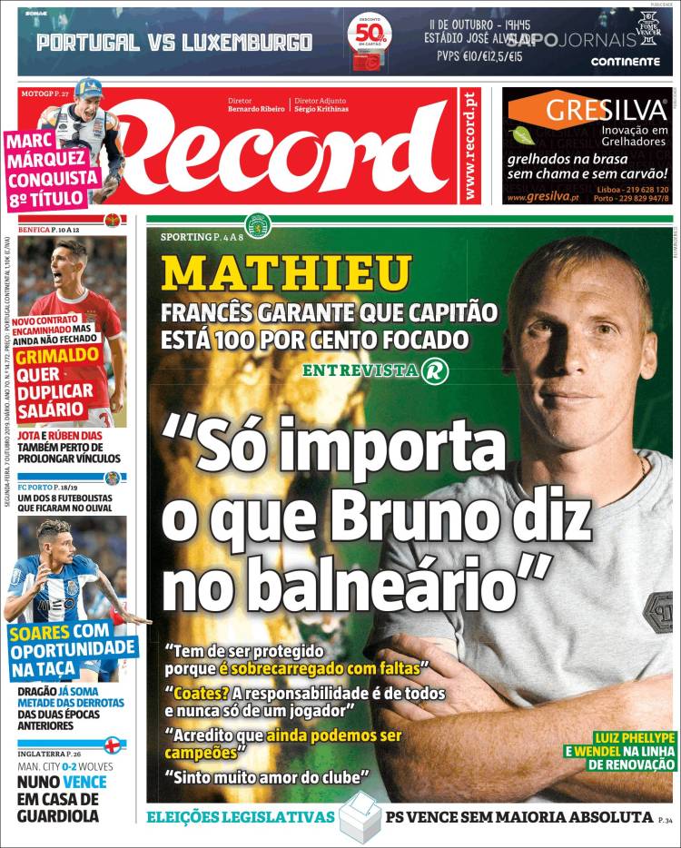 Las mejores portadas deportivas.