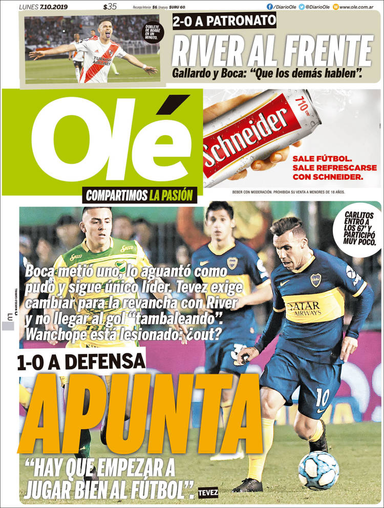 Las mejores portadas deportivas.