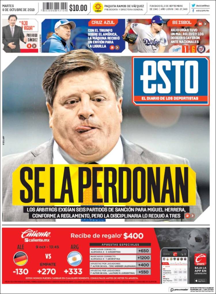 No te pierdas la información deportiva más destacada al rededor del mundo