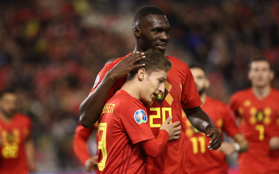 Bélgica firmó su pase a la Eurocopa 2020 (AFP)