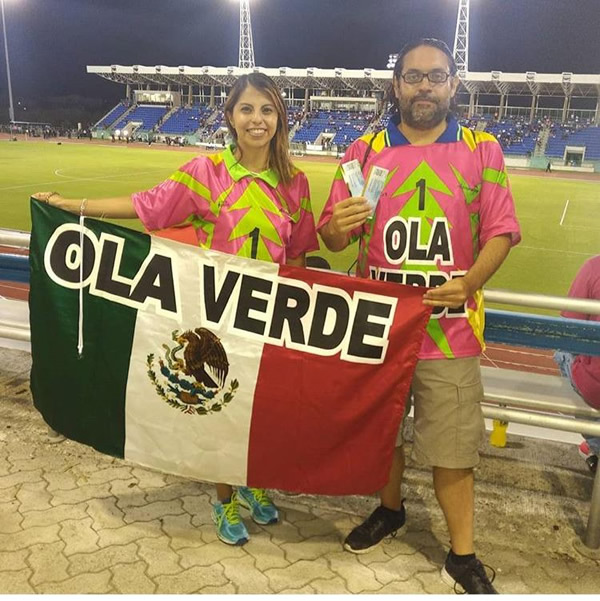 Los aficionados que no peló el Tricolor en Bermudas. (Foto: Instagram olaverdemexico)