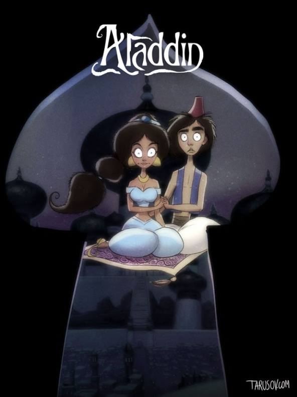 Disney a la Tim Burton, perfectos para el Halloween.