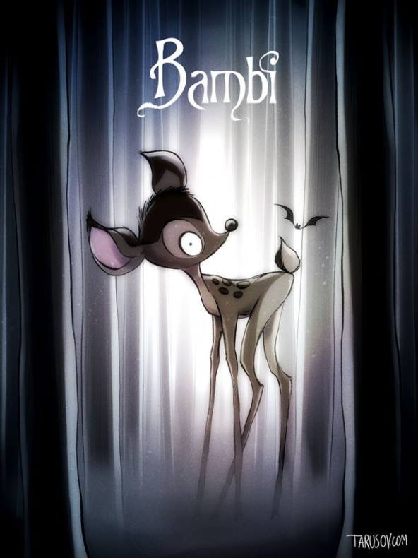 Disney a la Tim Burton, perfectos para el Halloween.