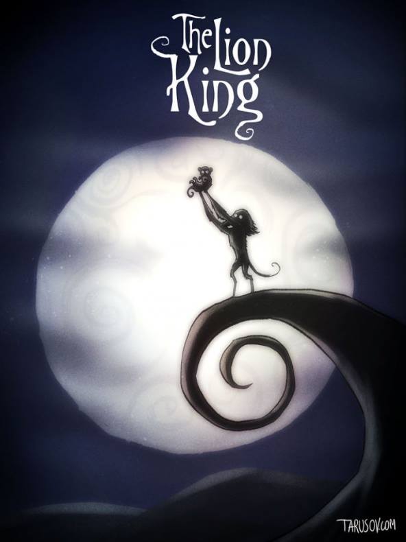 Disney a la Tim Burton, perfectos para el Halloween.