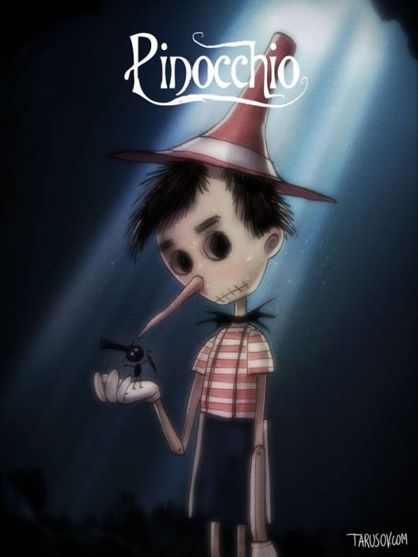 Disney a la Tim Burton, perfectos para el Halloween.