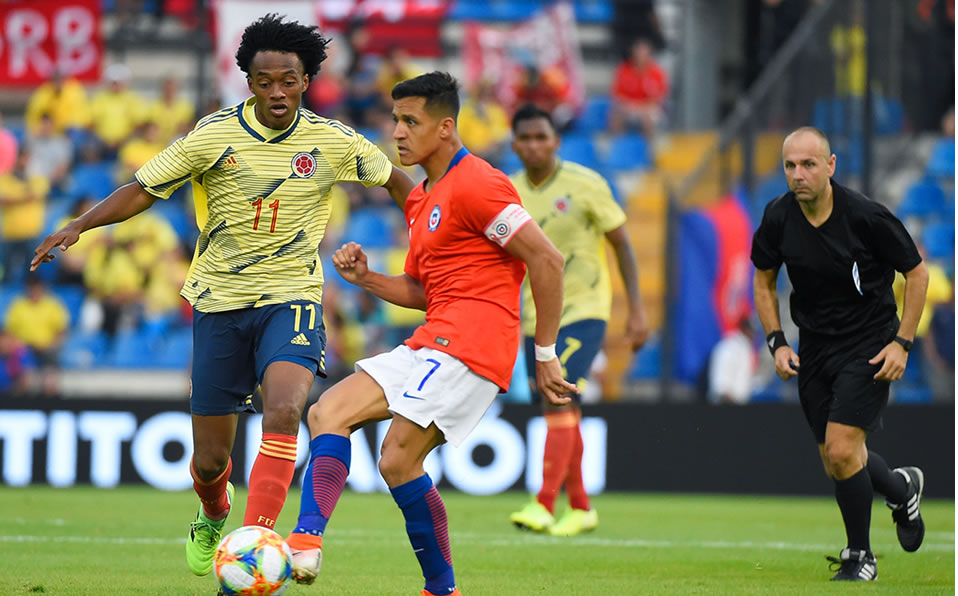 Alexis Sánchez en acción. (AFP)