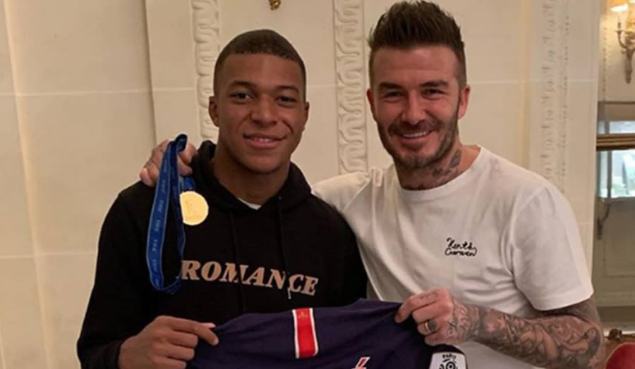 A lo largo de los últimos años, David Beckham ha demostrado tener una buena relación con Kylian Mbappé.