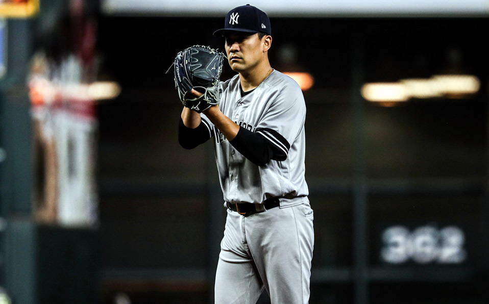 El japonés ahora tiene la tercera mejor efectividad en la historia de la postemporada. (Foto: @Yankees_Beisbol)