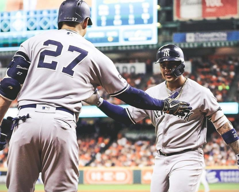 Los Mulos blanquearon a Houston en la Apertura de la Serie de Campeonato en la Liga Americana (FOTO]: Twitter)