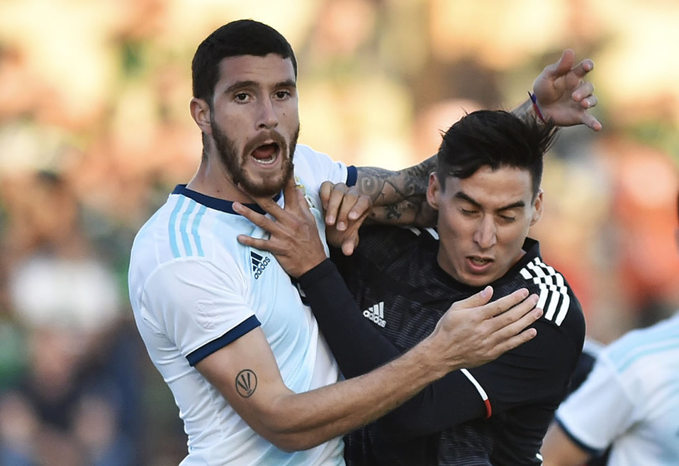 Tremenda bronca en el México vs Argentina Sub 22 en Juárez