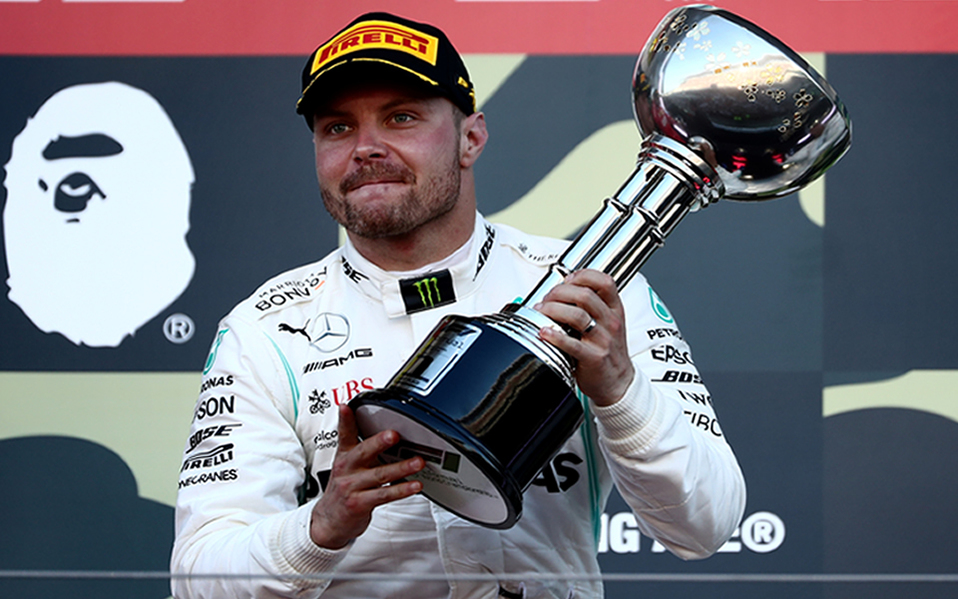 Valtteri Bottas fue el más veloz en la pista japonesa (AFP)
