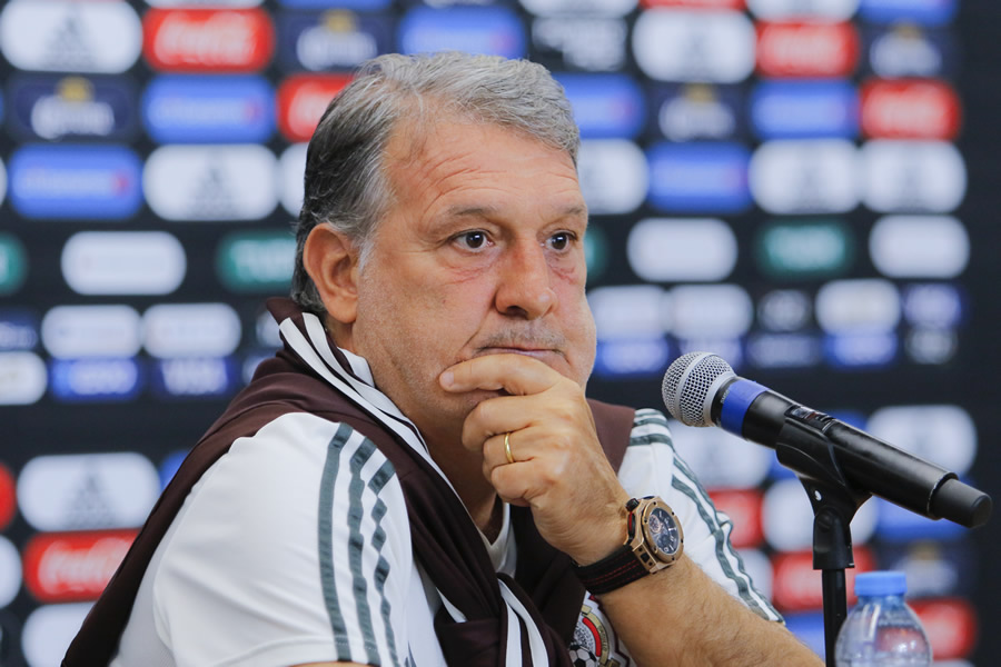 Gerardo Martino atendió a la prensa en el CAR. (Foto: Imago 7)