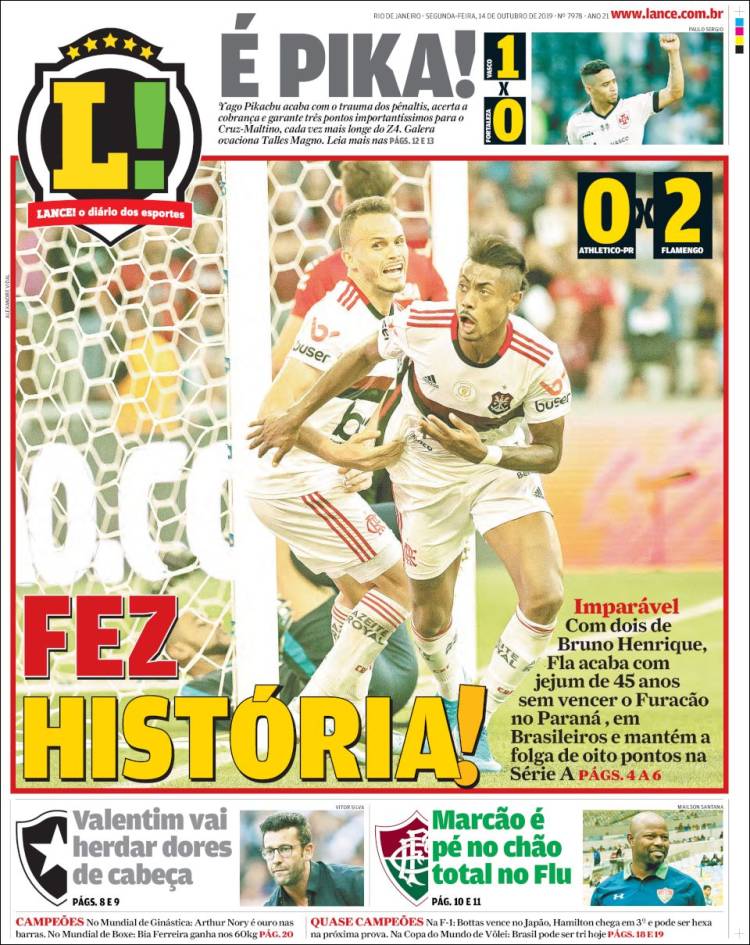 Las mejores portadas deportivas.