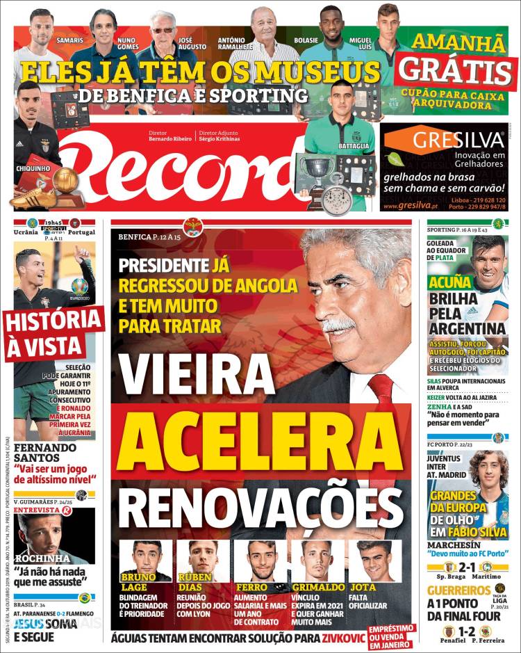 Las mejores portadas deportivas.