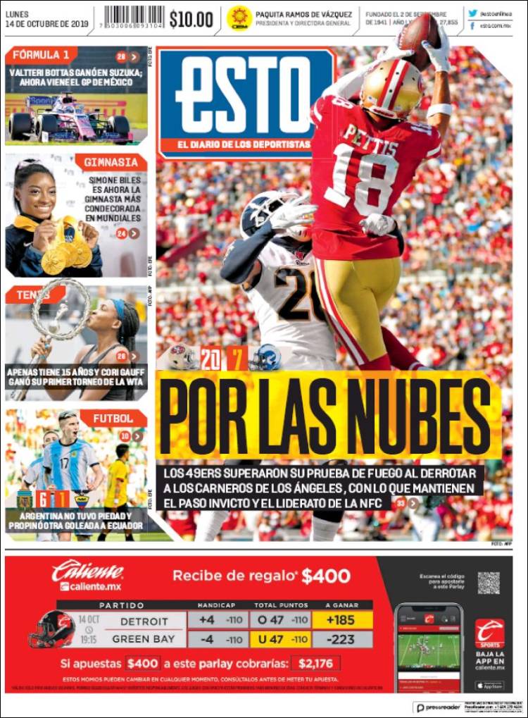 Las mejores portadas deportivas.