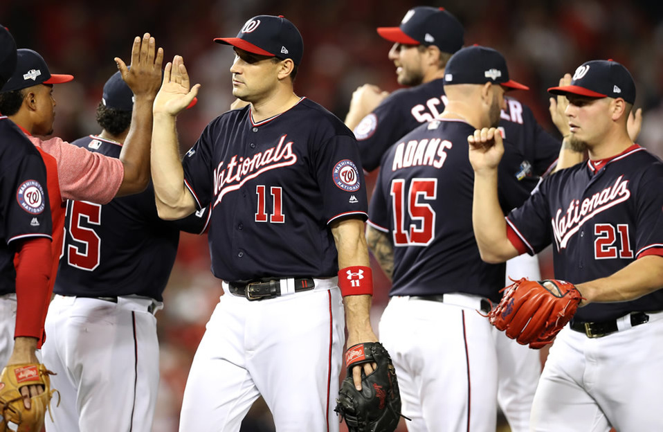 Washington dio un golpe sobre la mesa y se puso 3-0 arriba en la Serie de Campeonato de la Nacional (FOTO: AFP)