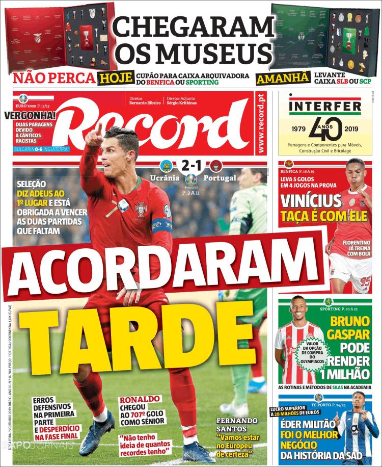 Las mejores portadas deportivas.