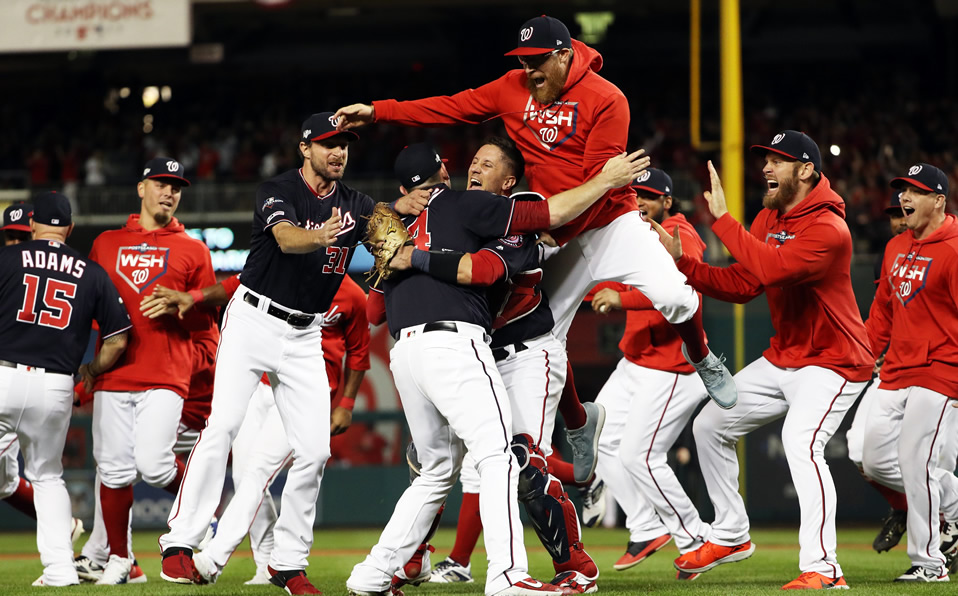 Quince años después de su mudanza de Montreal a Washington, los Nationals van a su primera Serie Mundial. (Foto: @MLB)