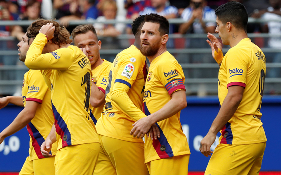 Barcelona no tuvo problemas en el campo del Eibar (EFE)