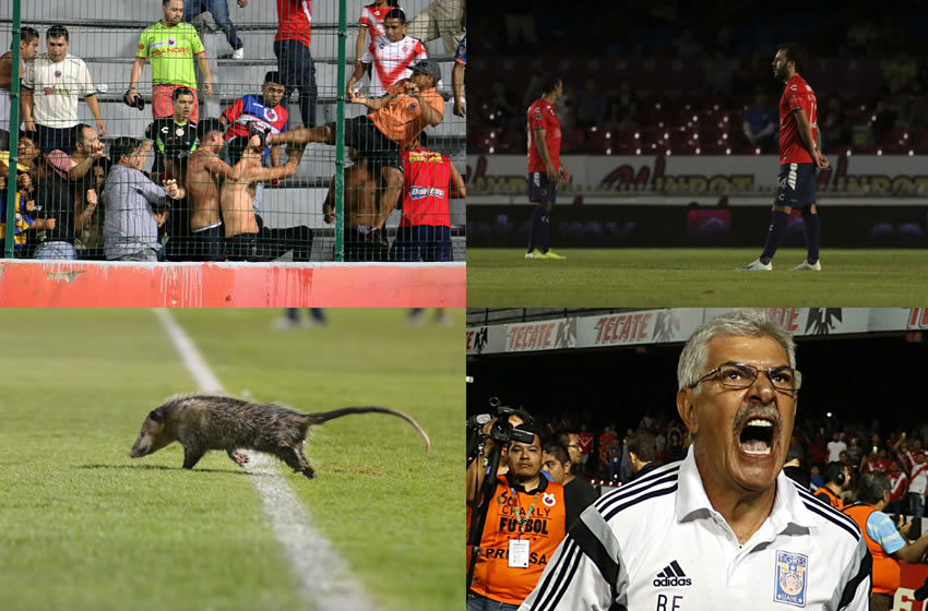 El Pirata Fuente y sus momentos incómodos. Fotos: Imago7