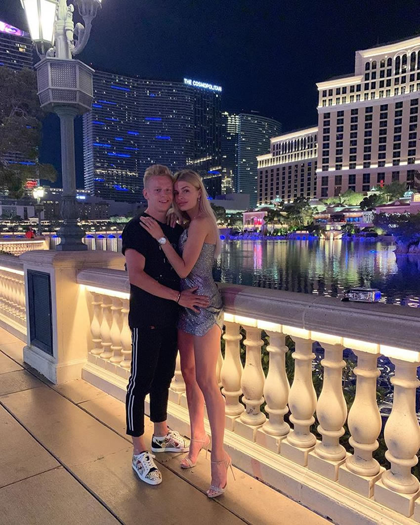 Vlada Sedan, prometida de Oleksandr Zinchenko, jugador del Manchester City. Foto: Instagram @v.lada_sedan.