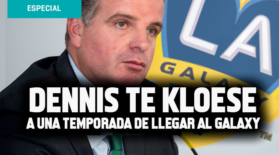 El balance de Dennis te Kloese a una temporada de llegar al Galaxy